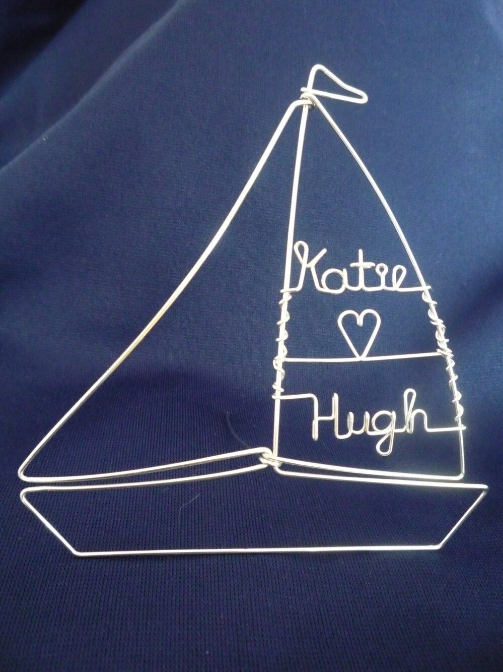 Simple Sailboat Topper Personalized
