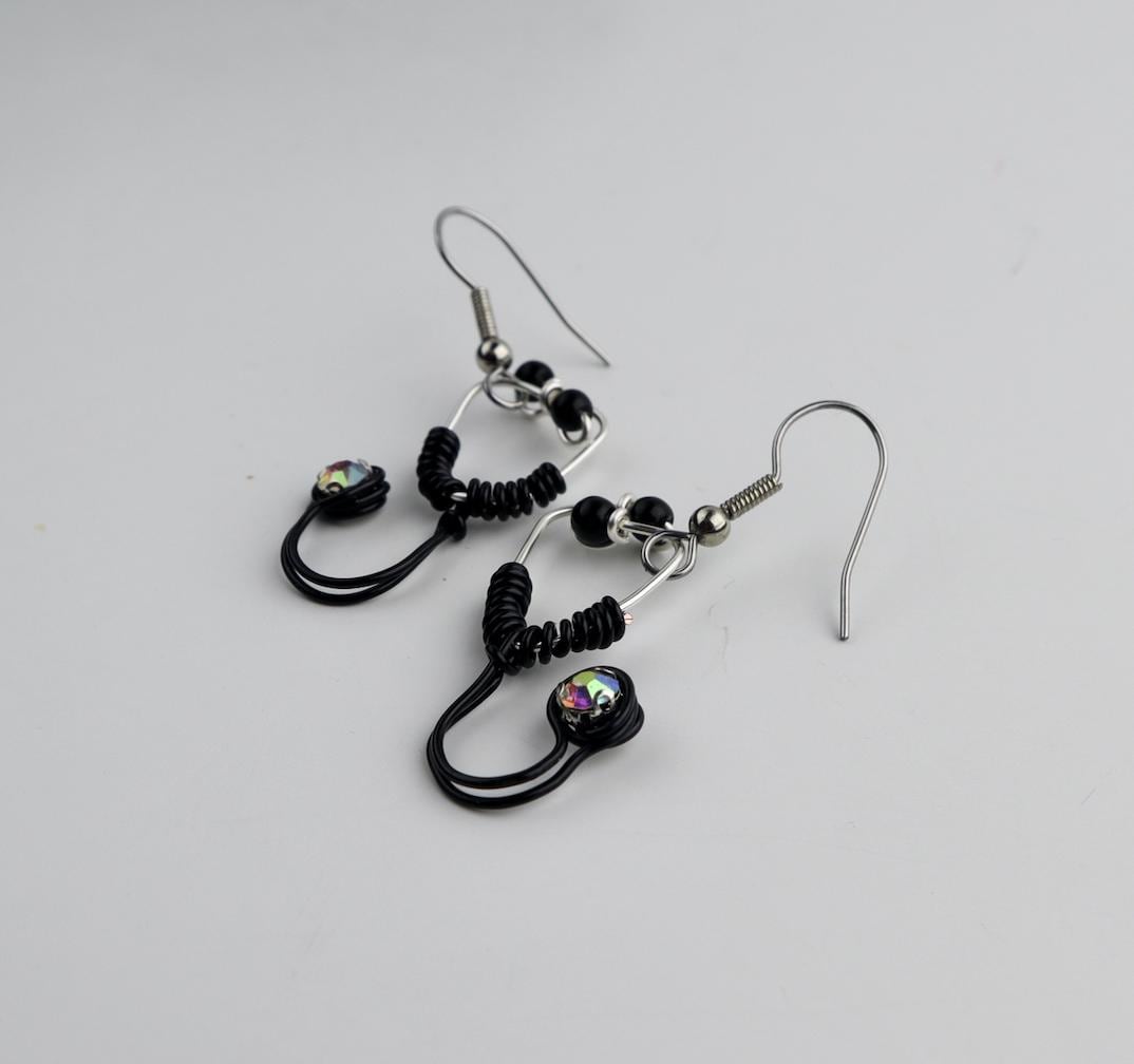 Stethoscope Earrings Wire Jewelry Gift for Doctors and Nurses