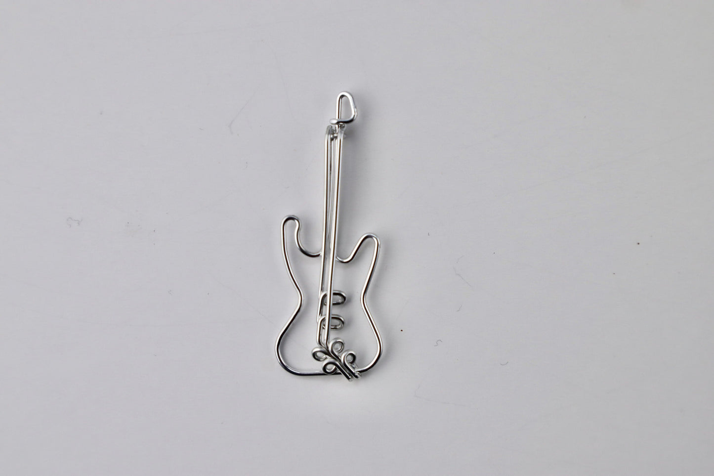 Wire Electric Guitar Earrings Dangling Music Jewelry Girlfriend Gift