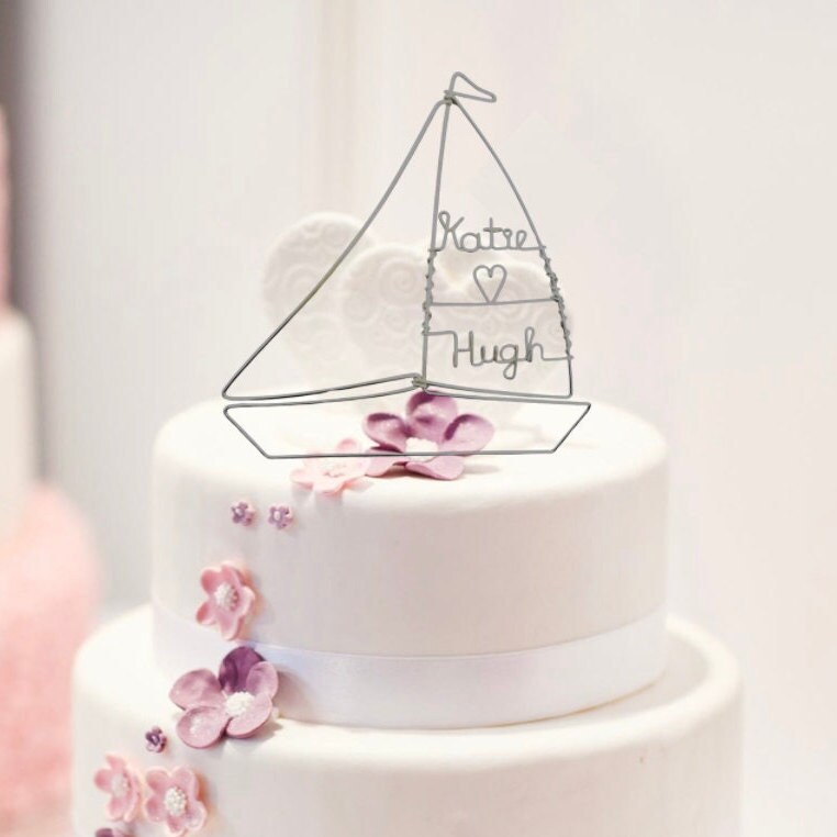 Simple Sailboat Topper Personalized