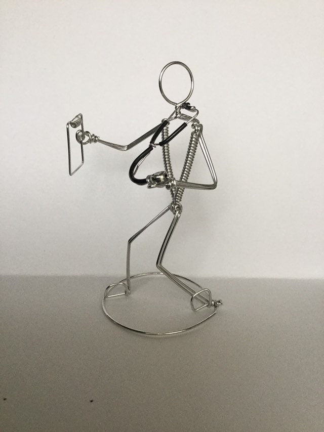 Doctor or Nurse Freestanding Decoration, Desk Ornament, Custom Gift can be Personalized