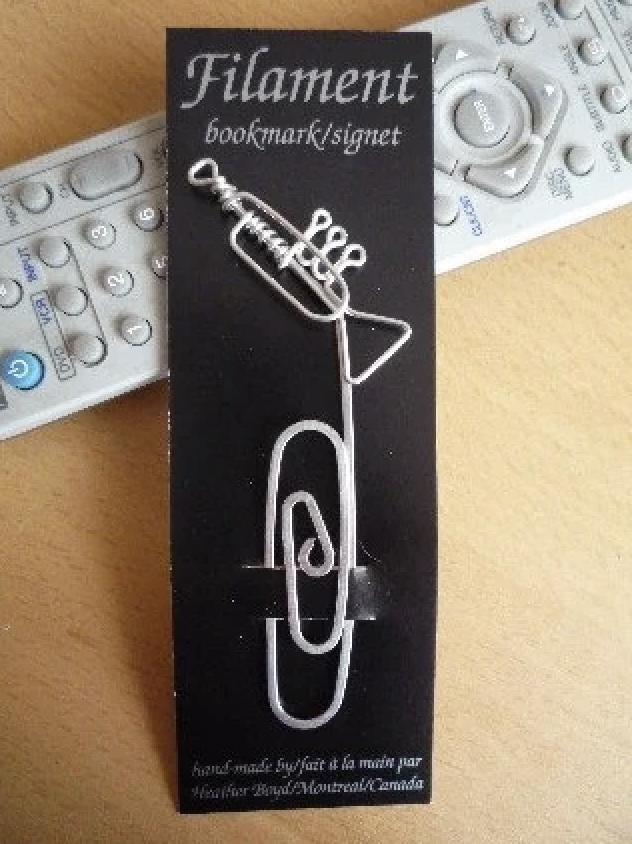 Saxophone Bookmark // Gift for Musician, Reader, Teacher