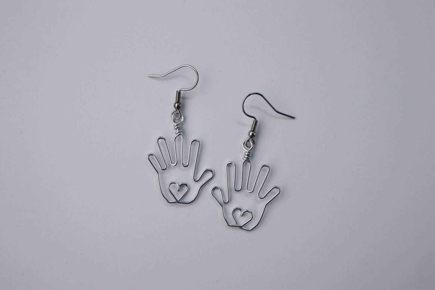 Hand Earrings, Gifts for Artists, Massage Therapists, Reiki Healers