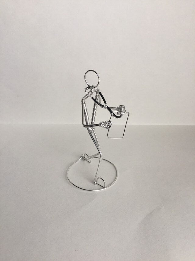 Doctor or Nurse Freestanding Decoration, Desk Ornament, Custom Gift can be Personalized