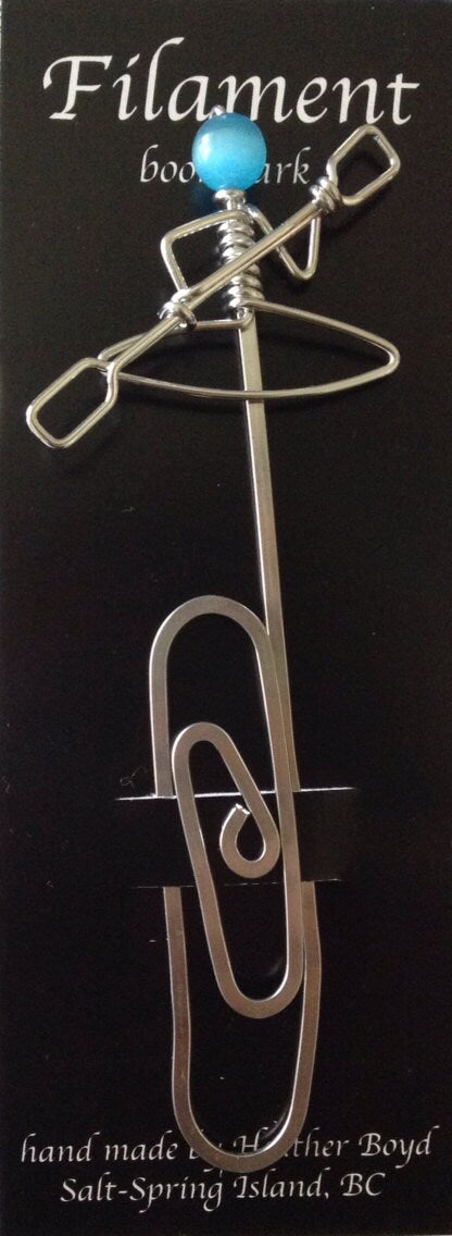 Kayak Bookmark Gift for Kayakers and Readers