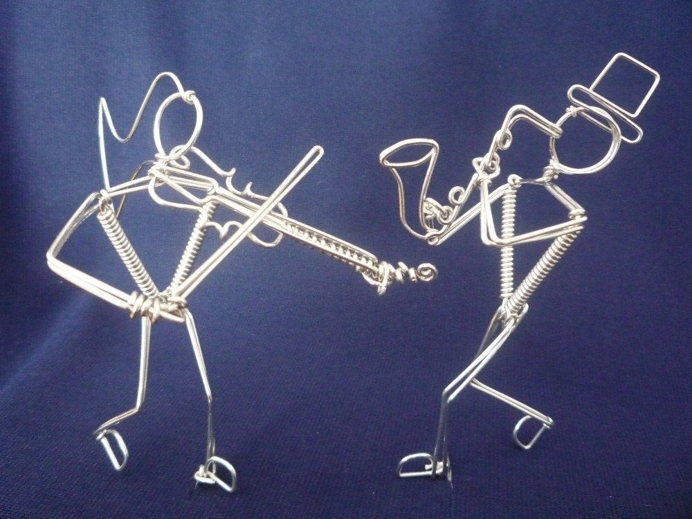 Custom Musician Ornament Wire Decoration