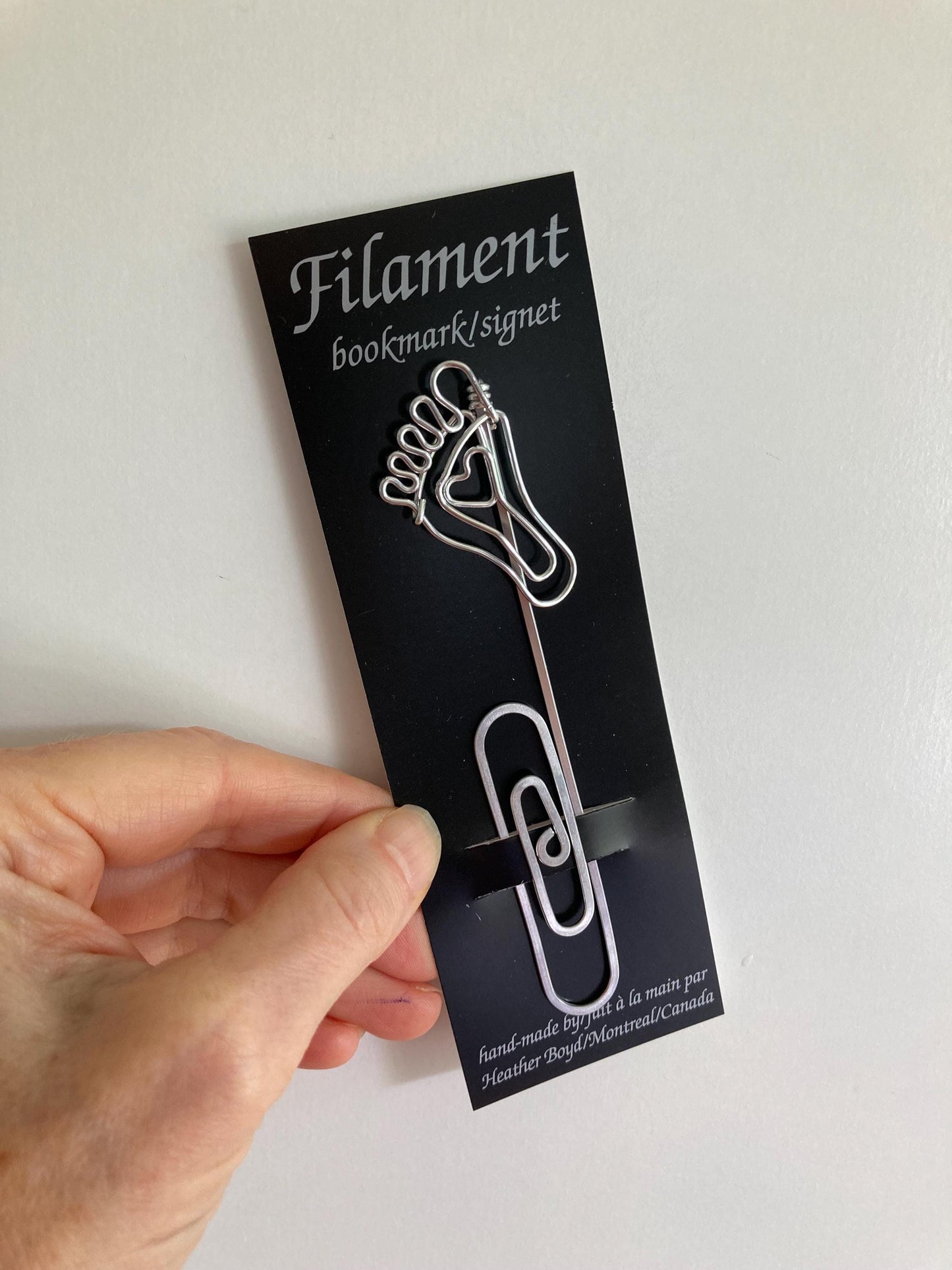 Foot Brooch or Bookmark // Gift for Reflexologists //Reflexology Pin