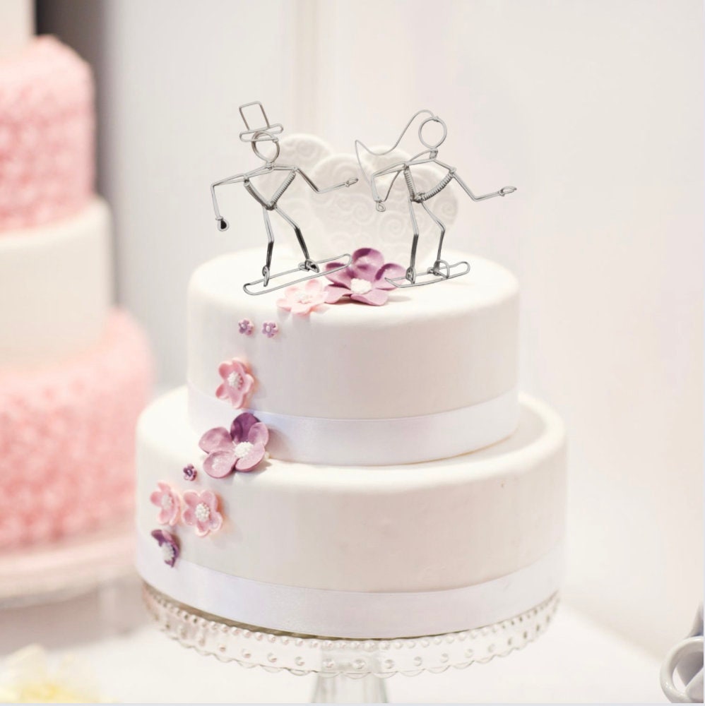 Snowboarders Wedding Cake Topper // Snowboard Gifts
