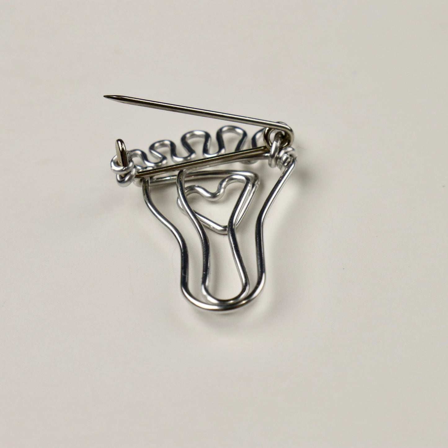 Foot Brooch or Bookmark // Gift for Reflexologists //Reflexology Pin