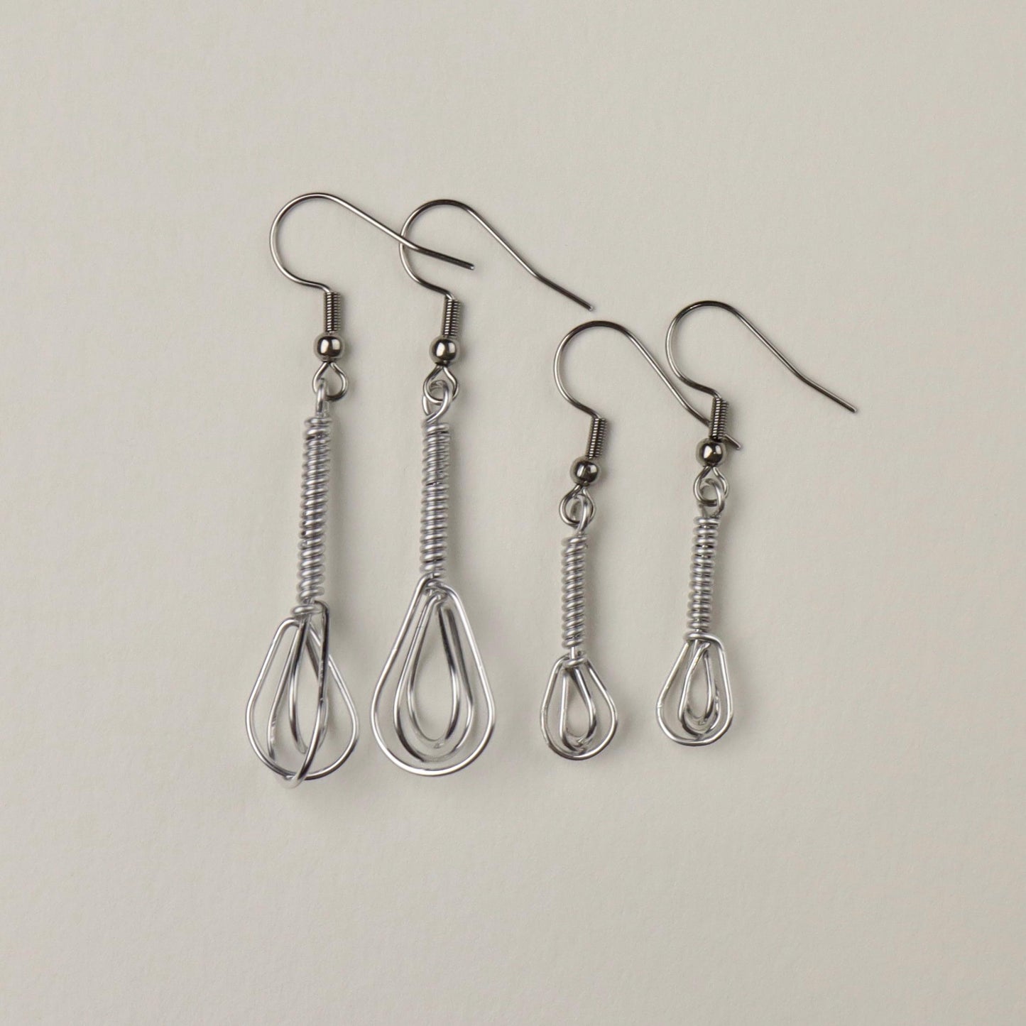 Whisk Earrings Wire Jewelry Gifts for Chefs and Bakers