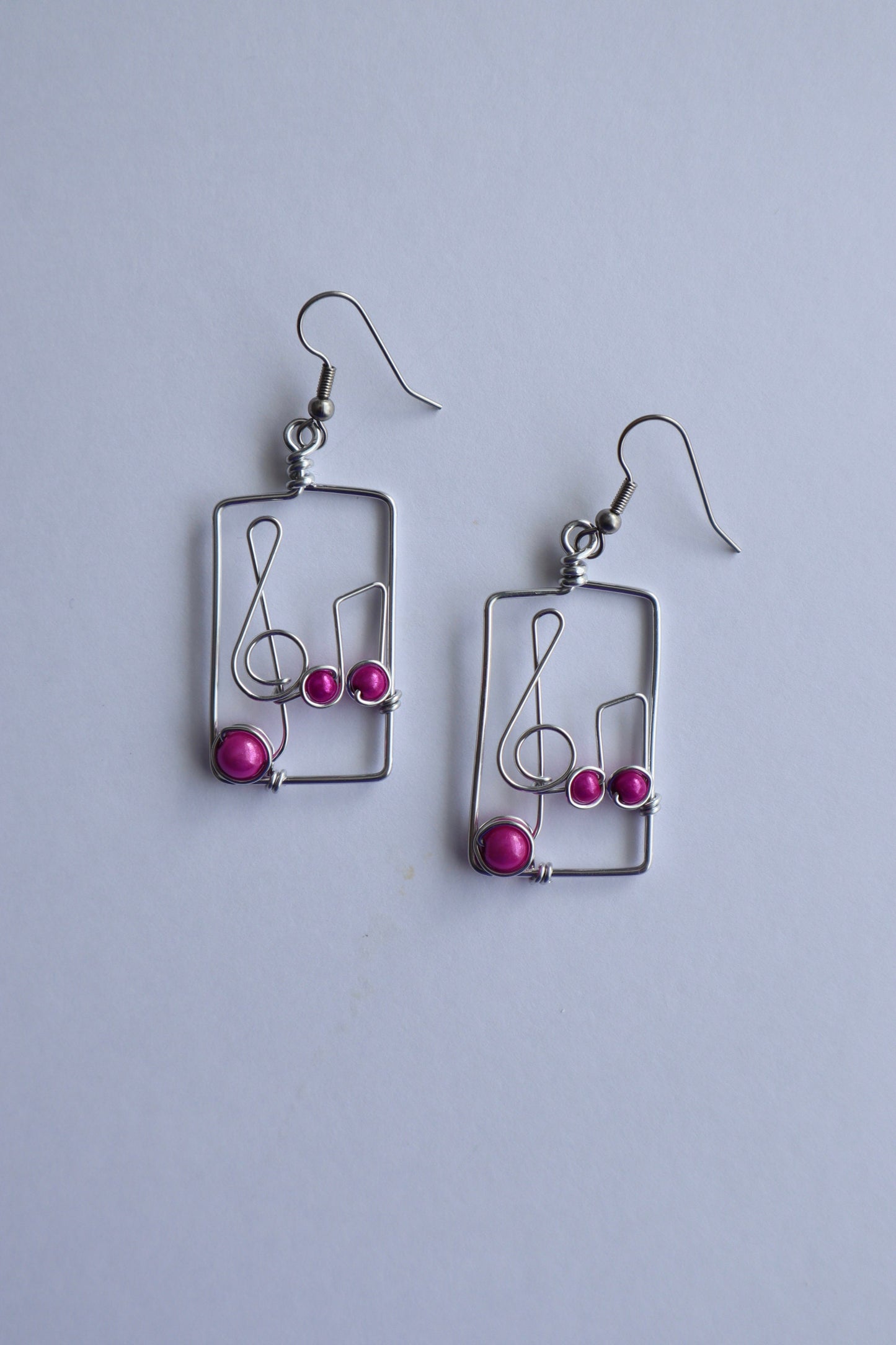 Treble Clef and Musical Notes Earrings // Gifts for Musicians.