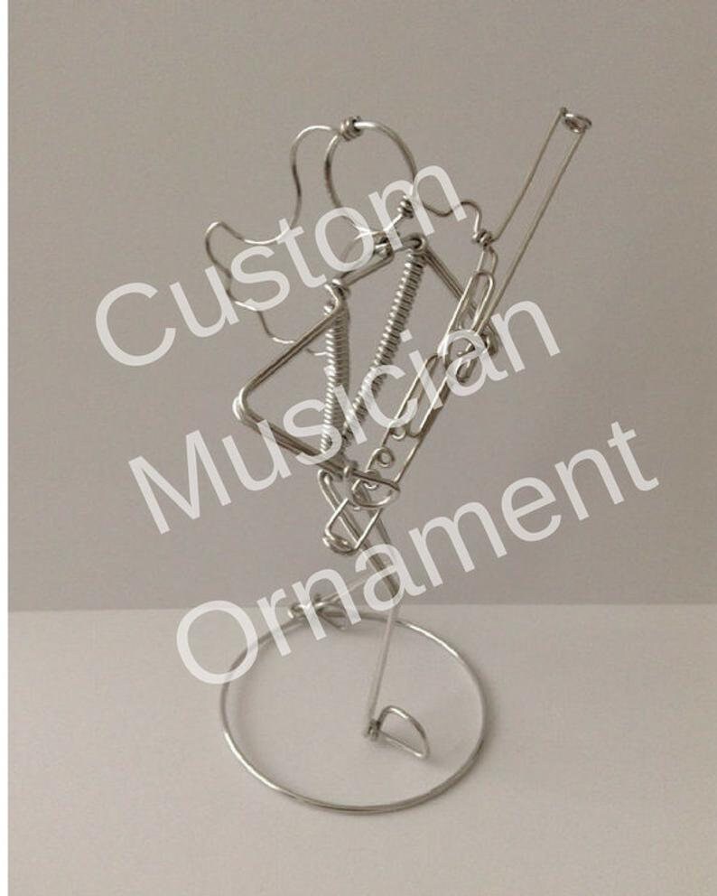 Custom Musician Ornament Wire Decoration