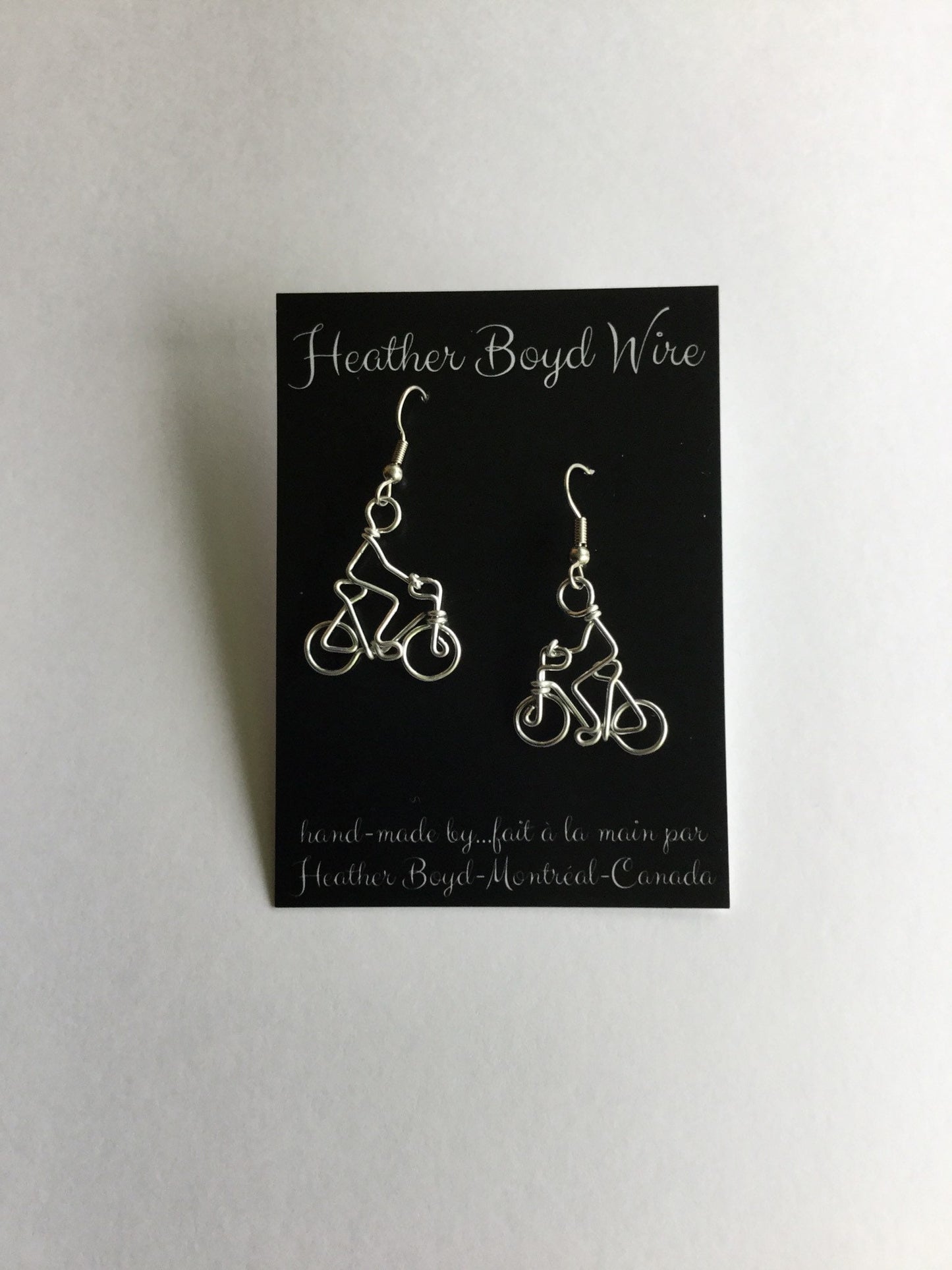 Bicycle Rider Earrings // Gifts for Cyclists