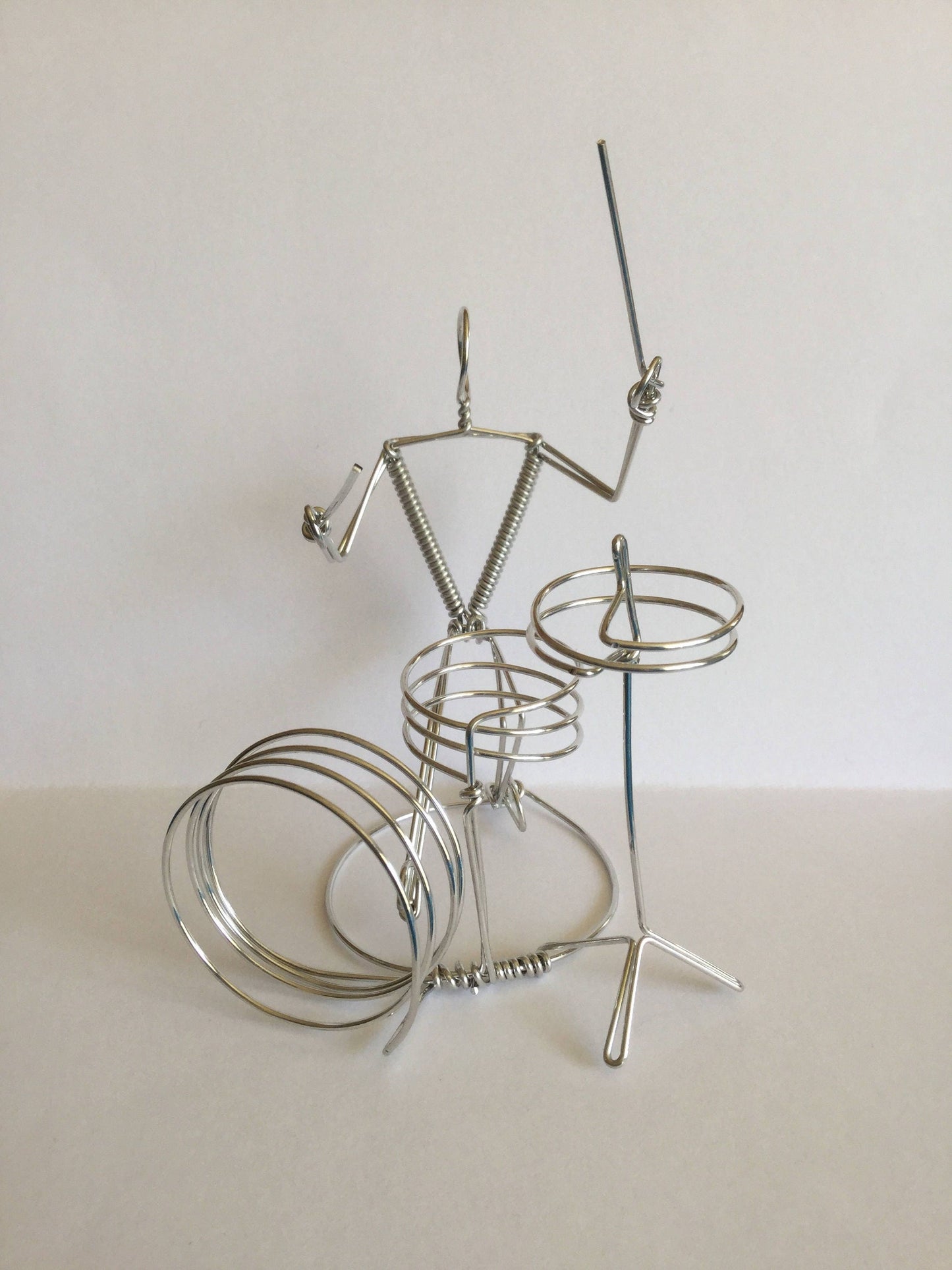 Drummer Ornament Wire Drum Decoration Gift for Musician
