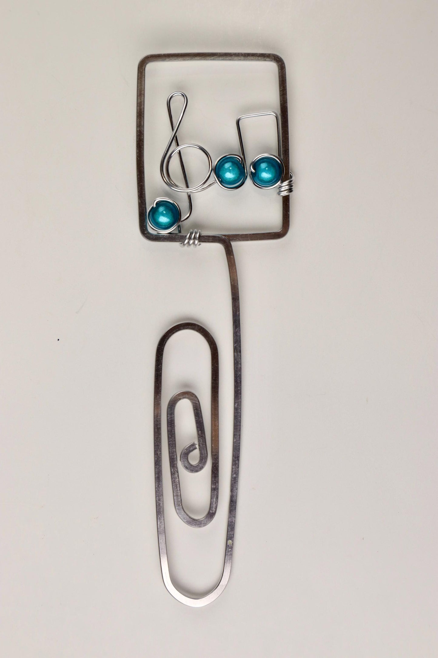 Treble Clef and Note Bookmark or Brooch // Gift for Musicians, Readers and Teachers