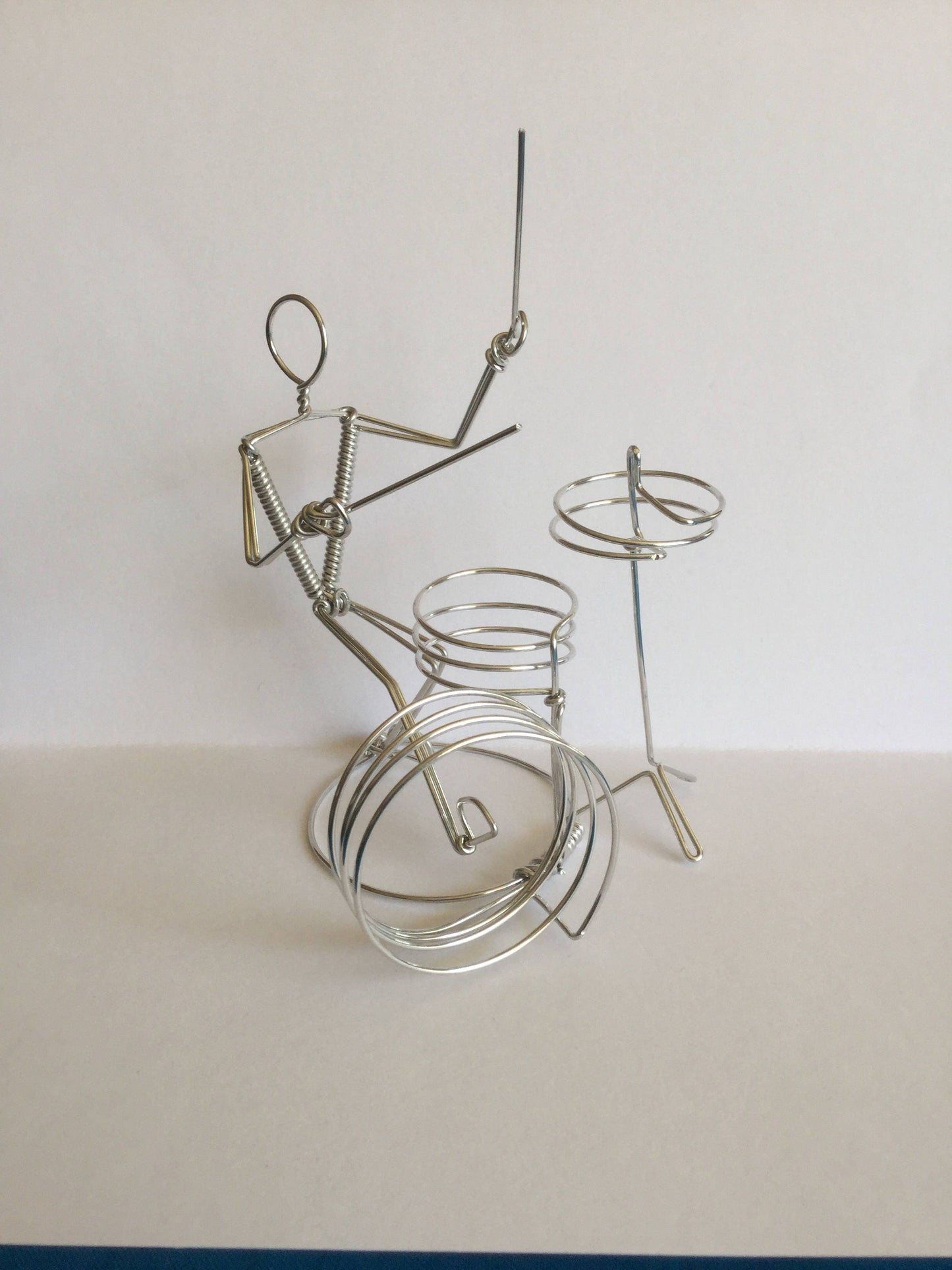 Drummer Ornament Wire Drum Decoration Gift for Musician