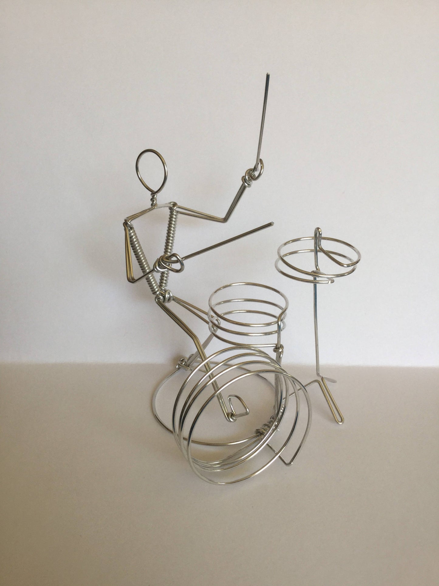 Drummer Ornament Wire Drum Decoration Gift for Musician