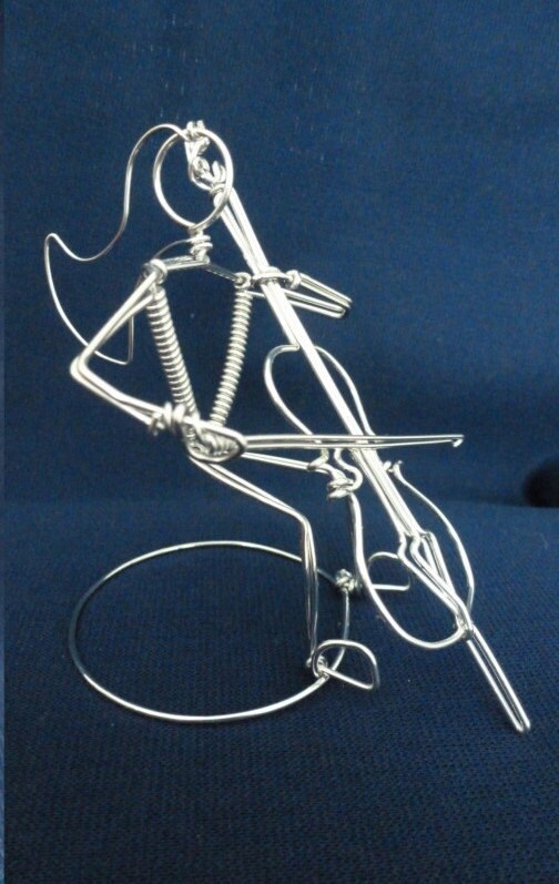 Custom Musician Ornament Wire Decoration