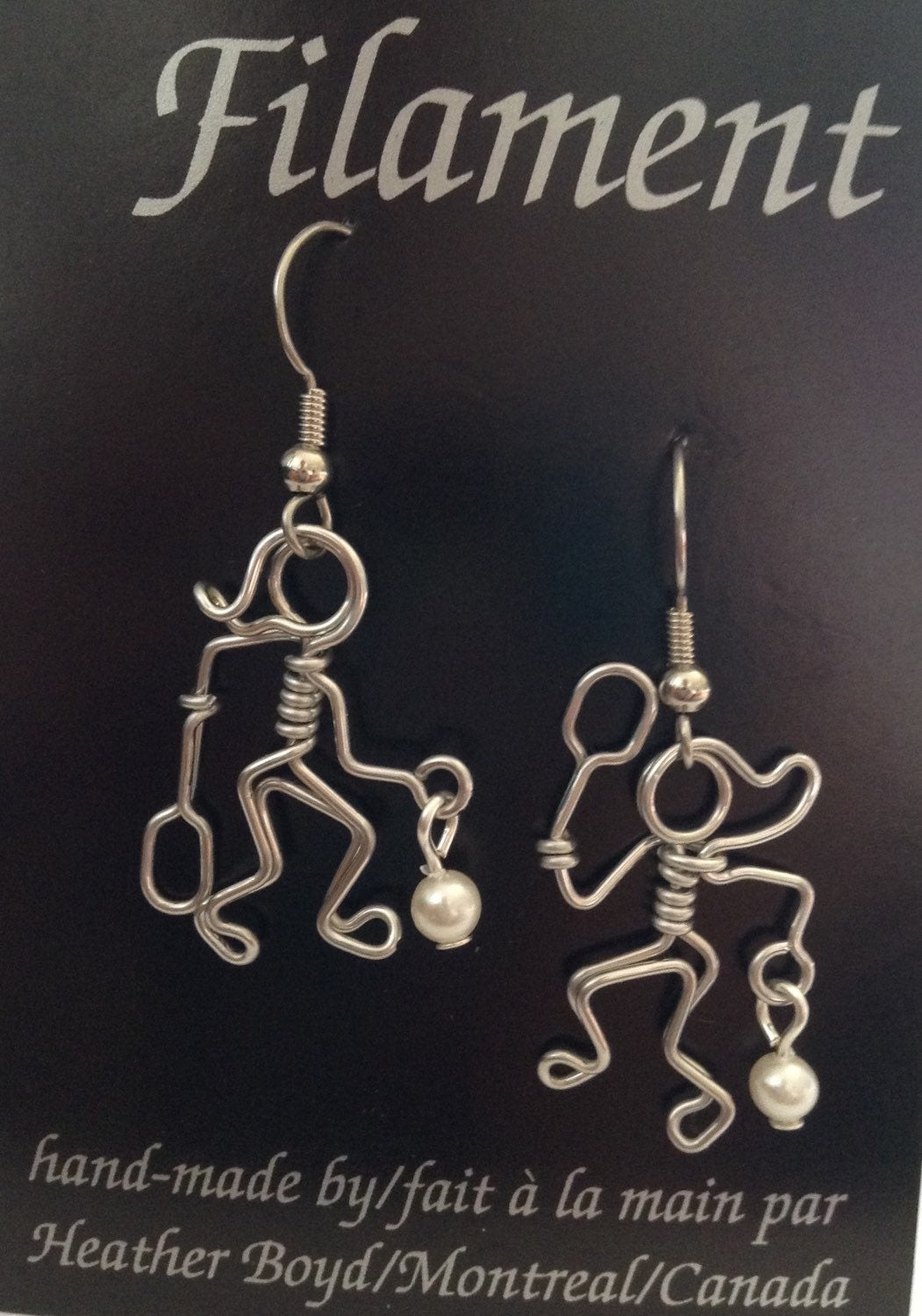 Tennis Player Earrings