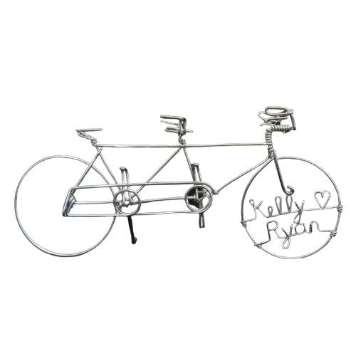 ETSY'S PICK Tandem Bicycle Wedding Cake Topper