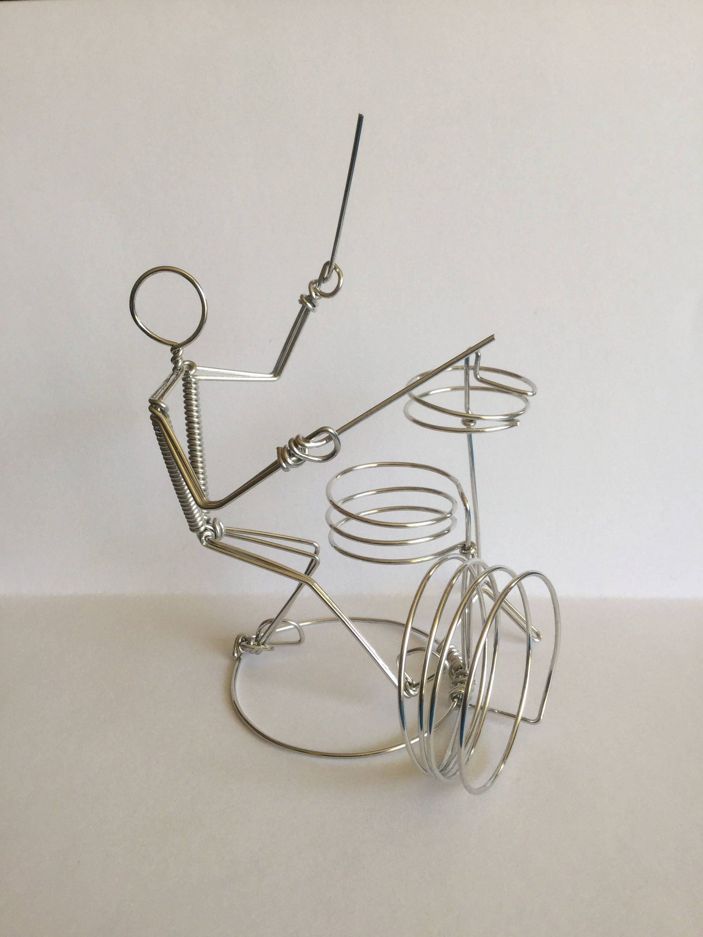Drummer Ornament Wire Drum Decoration Gift for Musician
