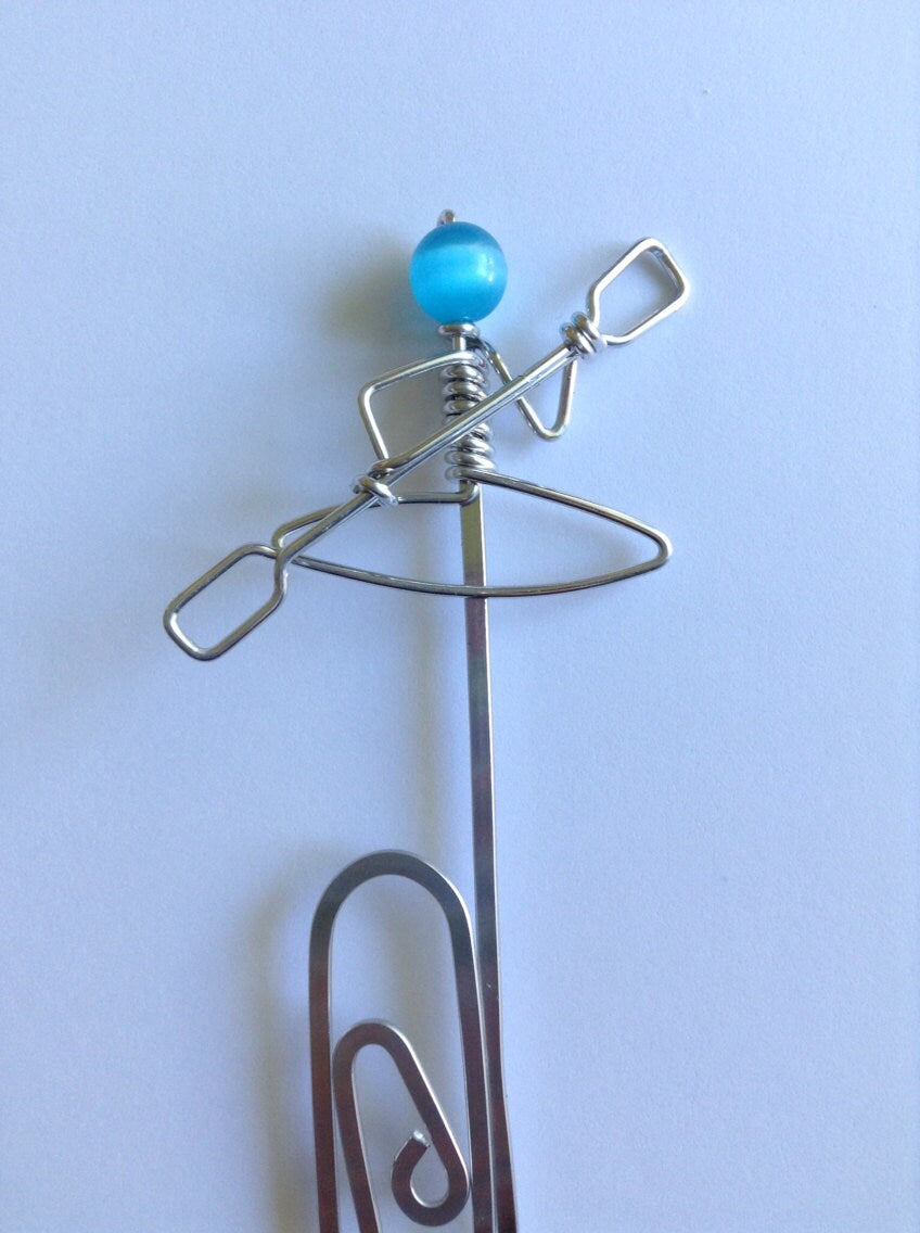 Kayak Bookmark Gift for Kayakers and Readers