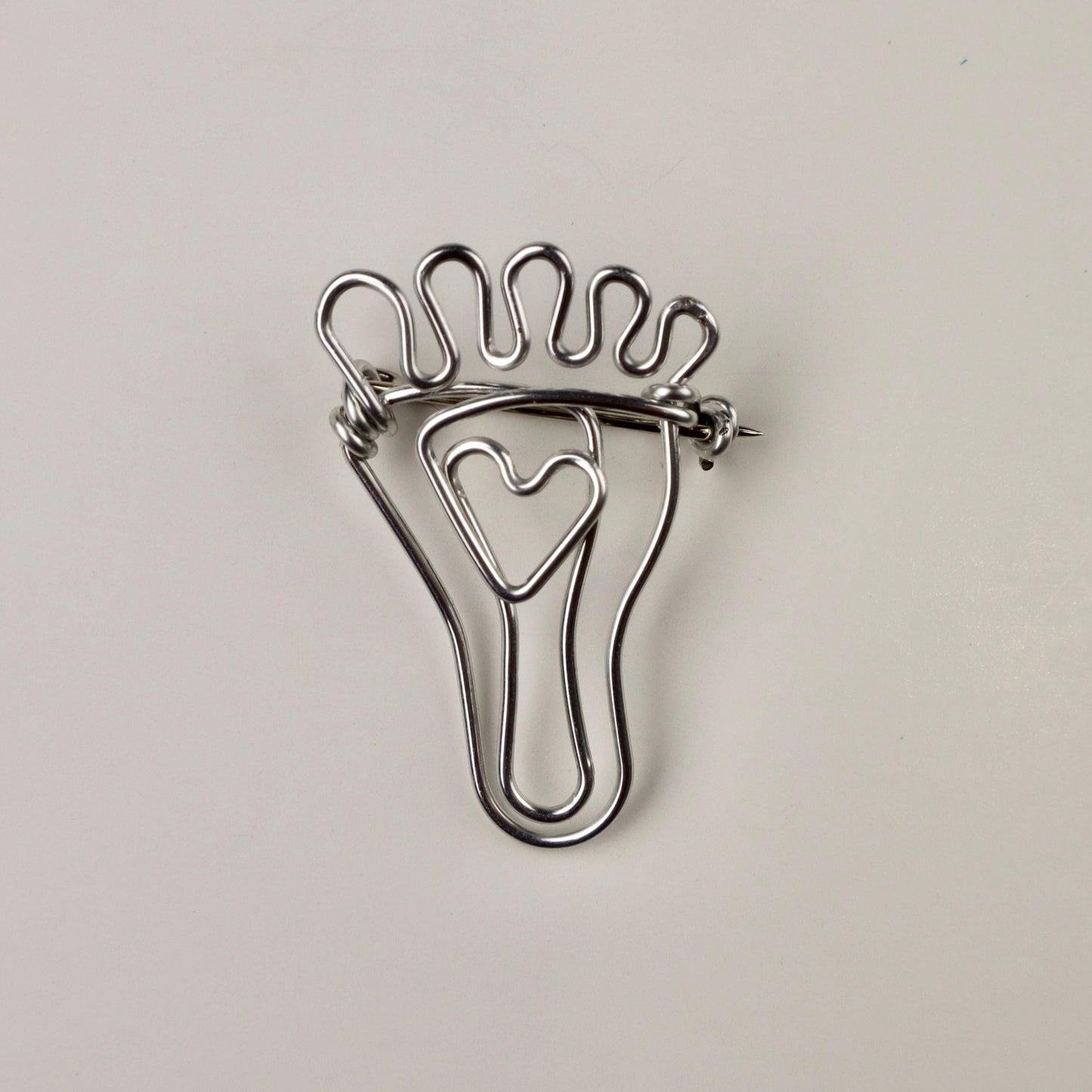 Foot Brooch or Bookmark // Gift for Reflexologists //Reflexology Pin