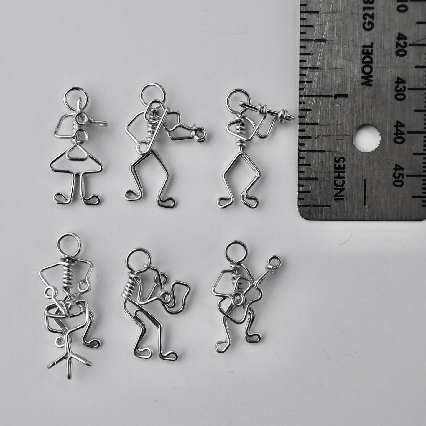 Trumpet Player Earrings, Gift for Musicians, Dangling, Non-tarnish, Lightweight