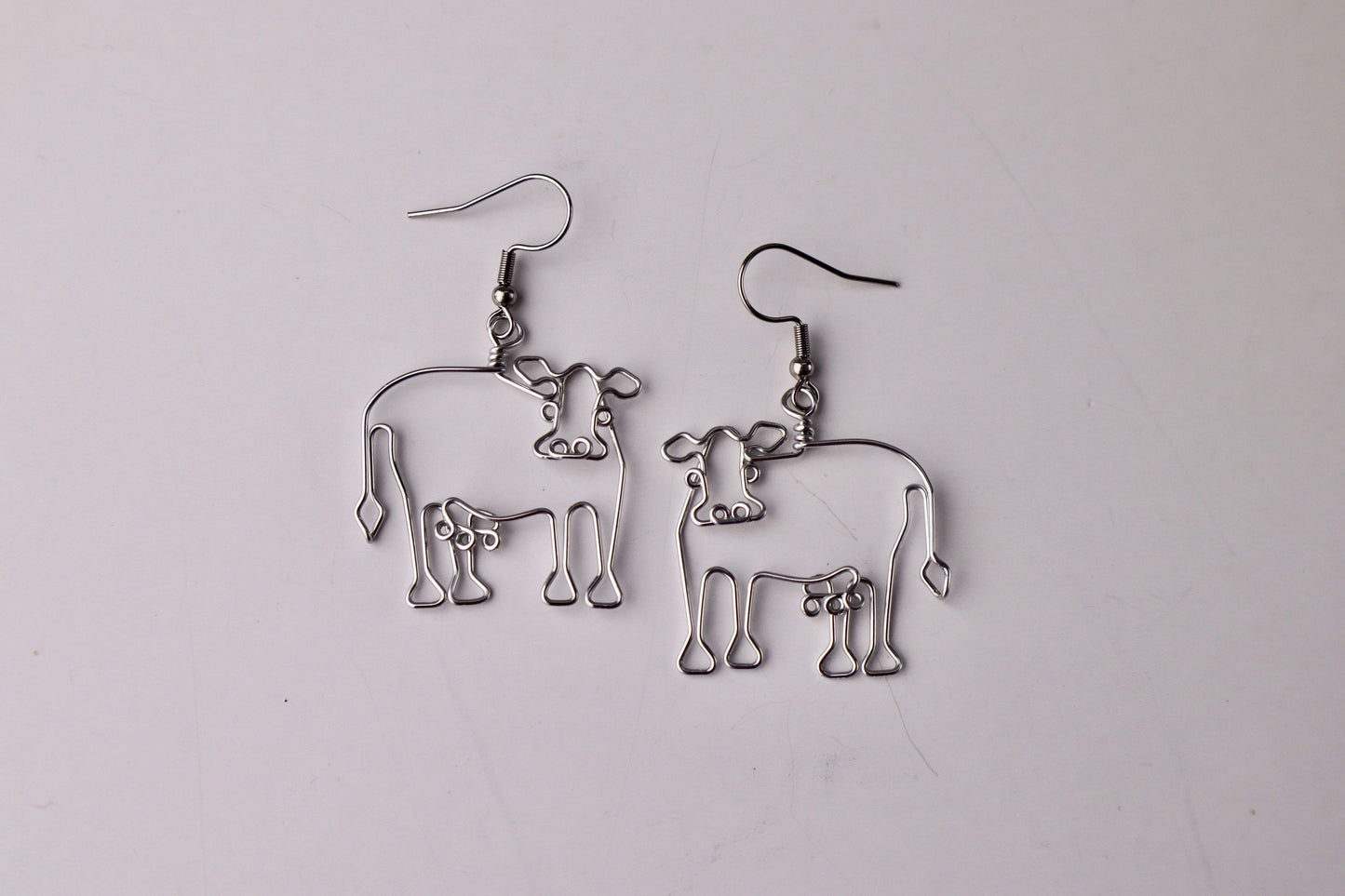 Cow Earrings, Gift for Cow Lovers, Cowgirls, BFF, Girlfriend, Daughter, Granddaughter Gifts