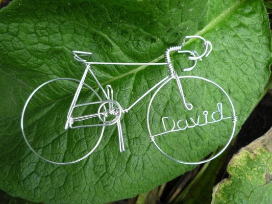 Racing or Mountain Bike PERSONALIZED Bicycle Ornament