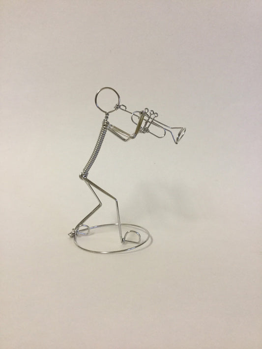 TRUMPET PLAYER ORNAMENT // Gift for Musicians
