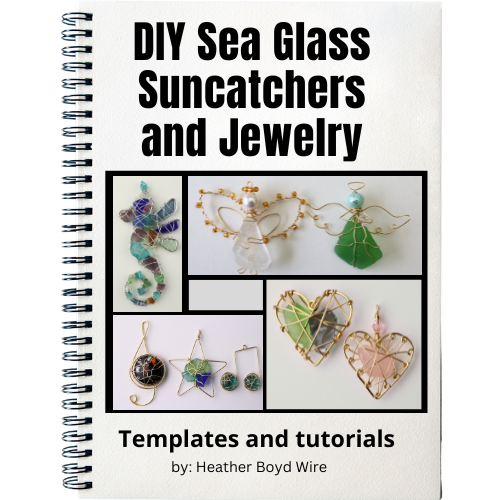 DIY Sea Glass Suncatchers and Jewelry - Templates, Tutorials, PDF Printable Patterns