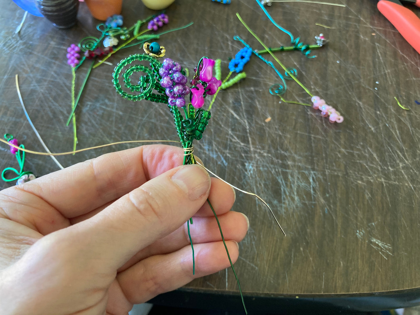 DIY Beaded Flower Bouquet ebook Digital Download