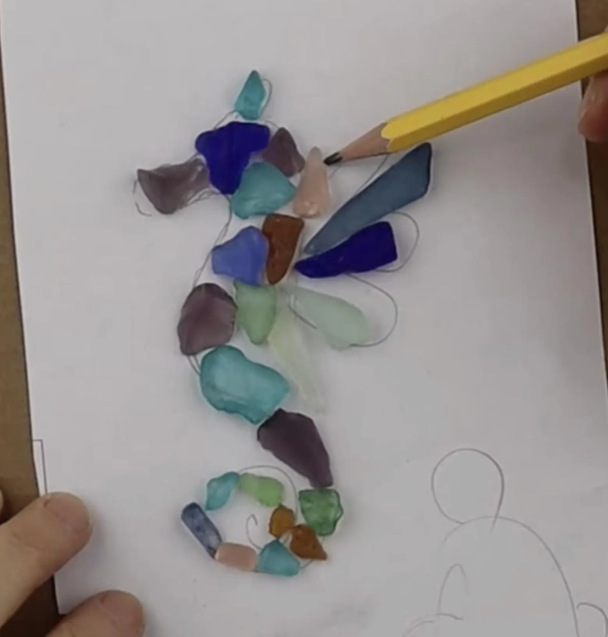 DIY Sea Glass Suncatchers and Jewelry - Templates, Tutorials, PDF Printable Patterns