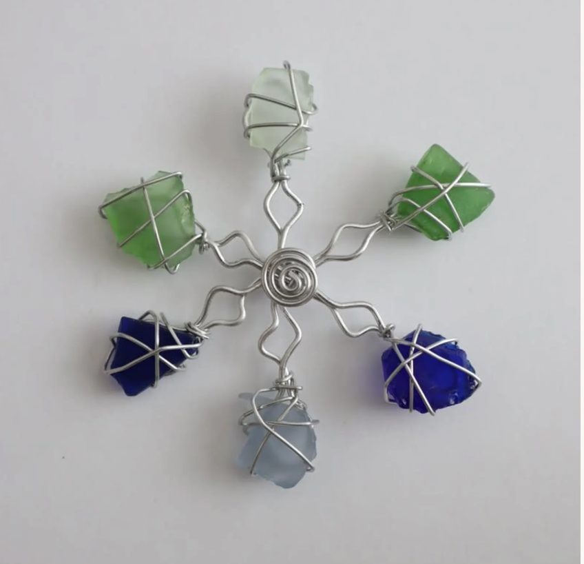 DIY Sea Glass Suncatchers and Jewelry - Templates, Tutorials, PDF Printable Patterns