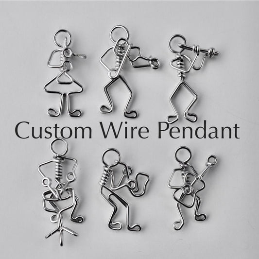 Custom Wire Pendant