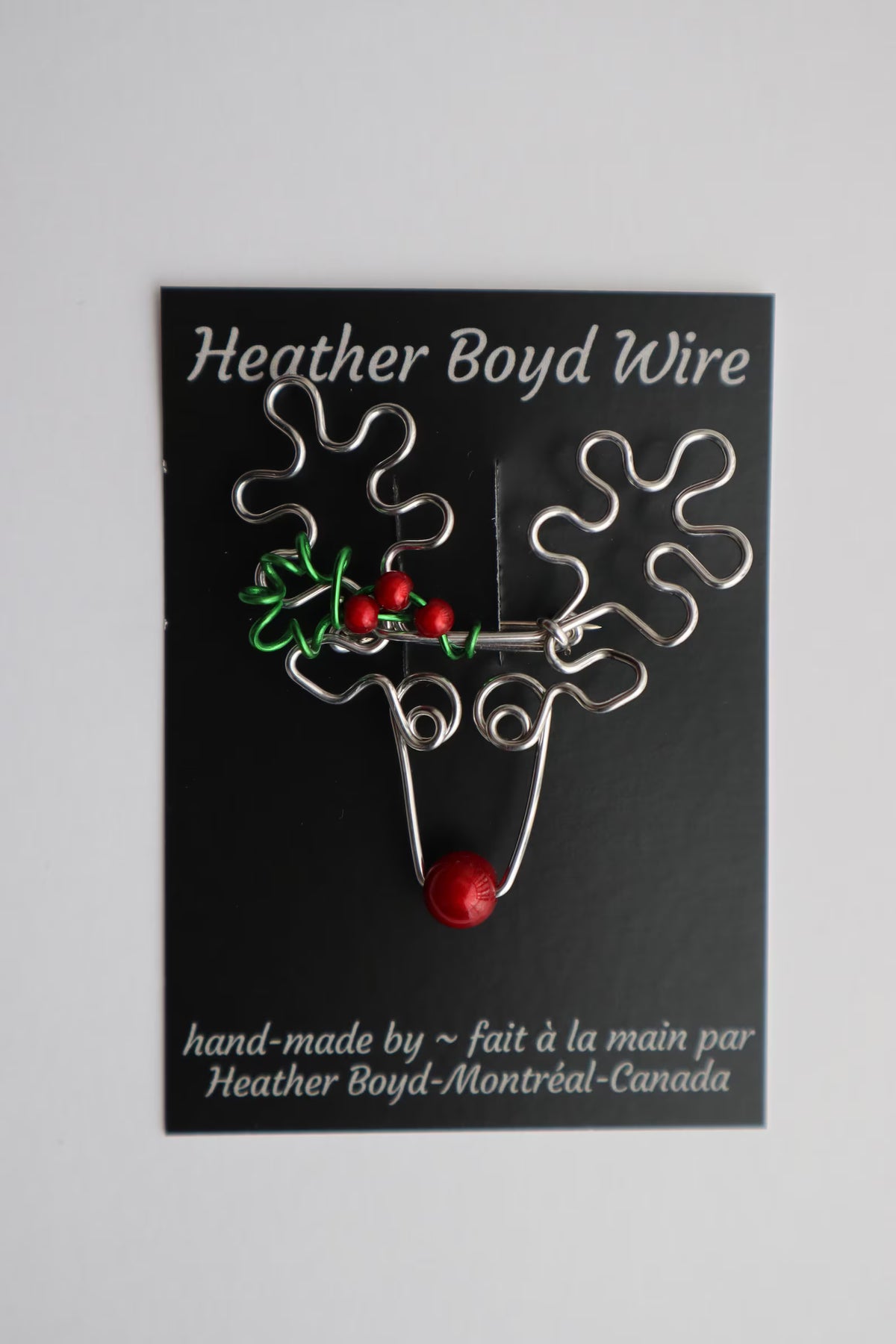 Reindeer Brooch Gift for Mom, Grandmother, Hostess