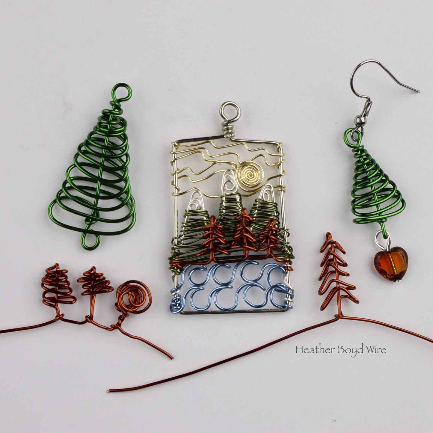 How to Make Wire Trees // Pendants and Ornaments Templates and Tutorials Ebook