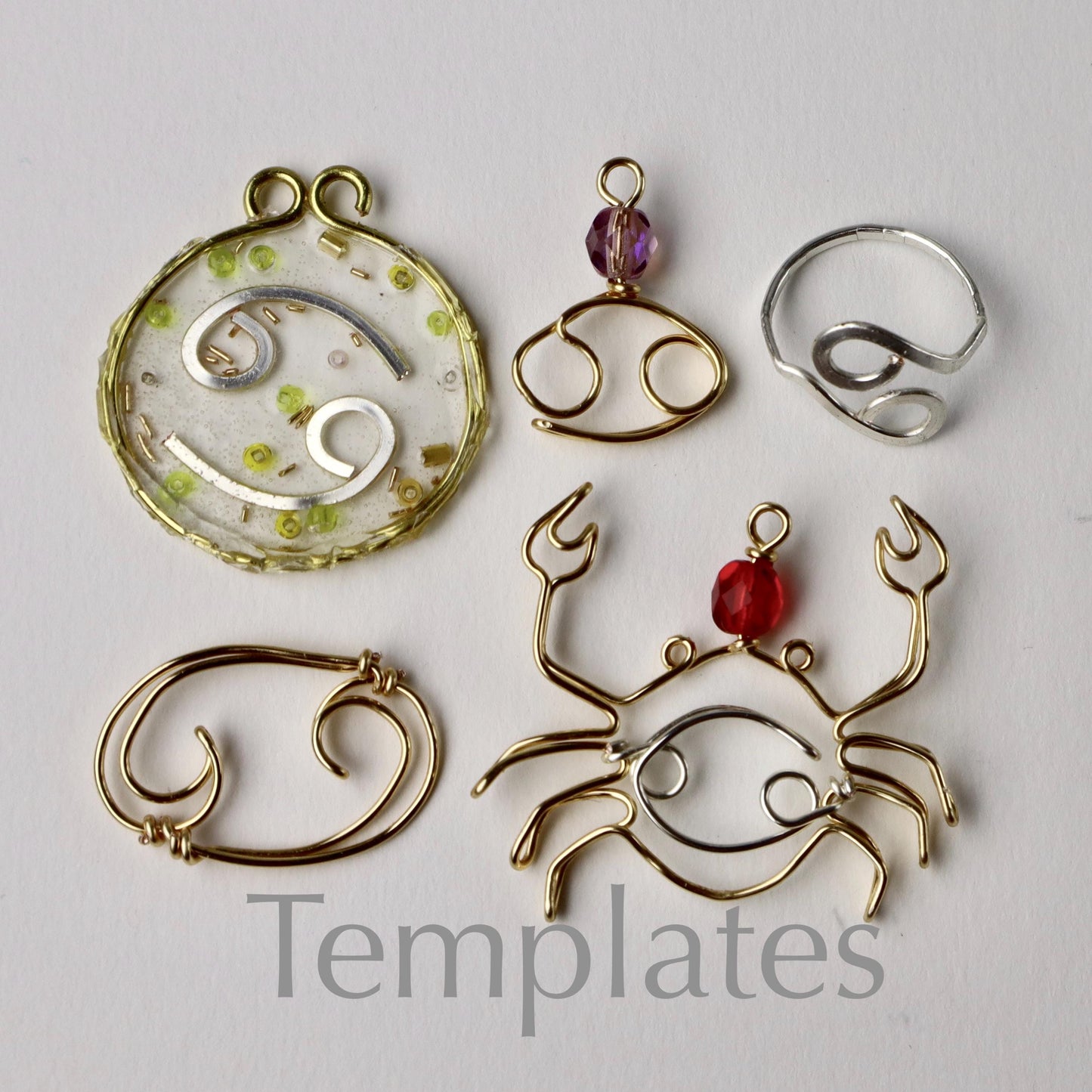 Create Zodiac Wire Jewelry Ebook //Templates & Tutorials PDF Patterns