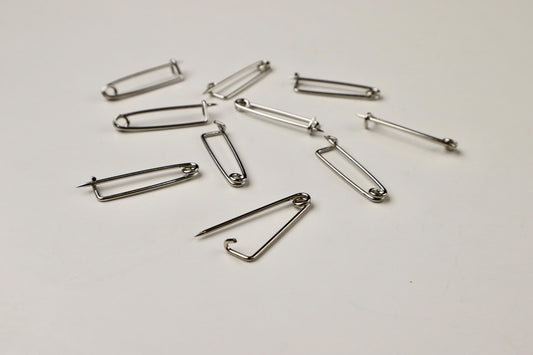 Stainless Steel  Pin Backs for Jewelry Making DIY Findings