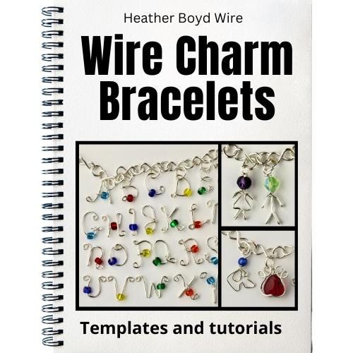 Charm Bracelet Making Templates  Ebook // Wire Jewelry Tutorial PDF Pattern