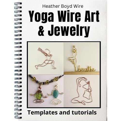 Yoga Wire Art & Jewelry Templates // Ornament Patterns Ebook Digital Download