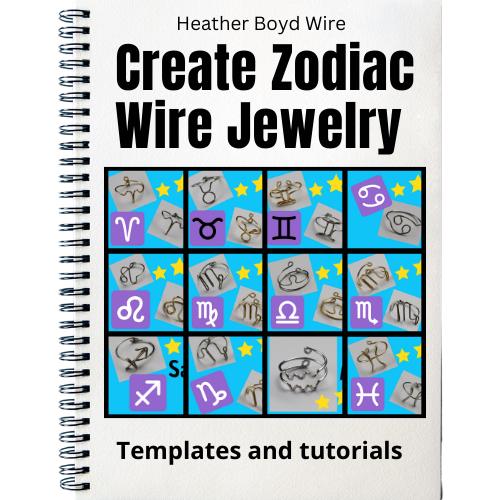 Create Zodiac Wire Jewelry Ebook //Templates & Tutorials PDF Patterns