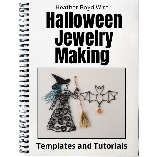 DIY Halloween Jewelry & Decoration Patterns | Wire Art Templates Tutorials ebook
