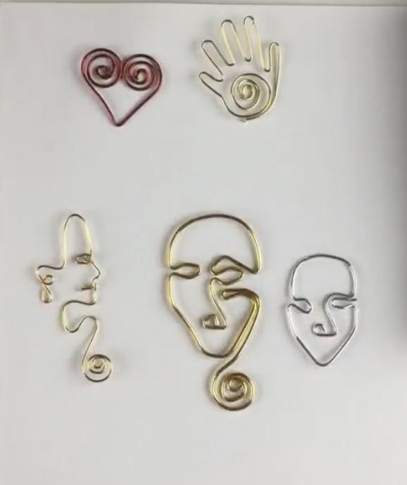 Printable Templates for Wire Scrapbook Embellishments - Digital Download PDF Ebook