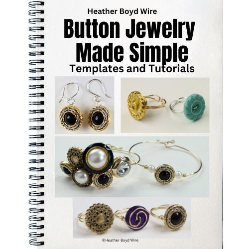 Button Jewelry Made Simple ebook - PDF Printable Patterns